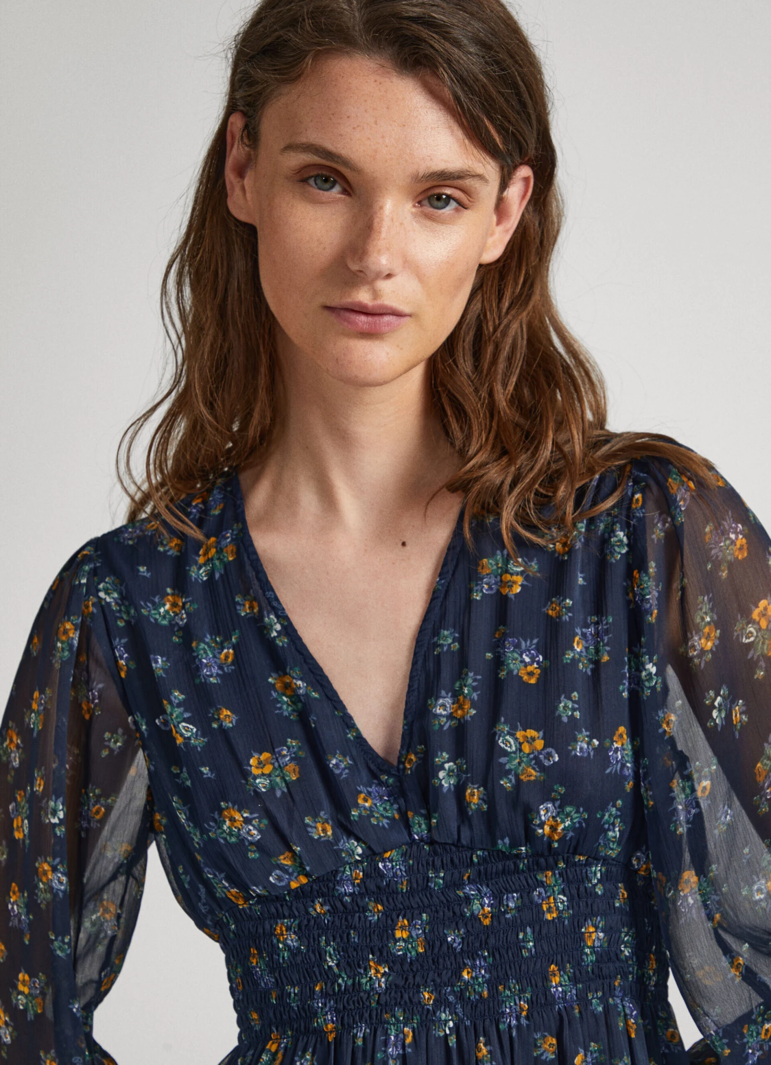 FLORAL CHIFFON DRESS 5 FLORAL CHIFFON DRESS - Image 3