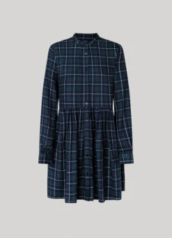 CHECKED BABYDOLL DRESS -Winter Clothes Store PL953402 0AA 01 FL