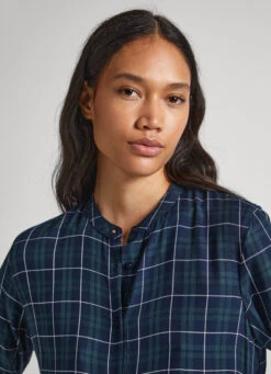 CHECKED BABYDOLL DRESS -Winter Clothes Store PL953402 0AA 04 MO