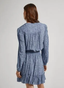 FLORAL PRINT DOBBY DRESS -Winter Clothes Store PL953408 0AA 05 MO