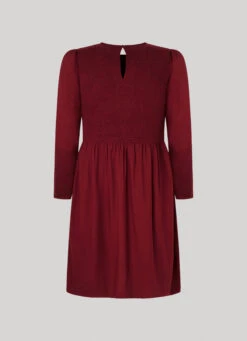 PLEATED TWILL DRESS -Winter Clothes Store PL953421 299 02 FL