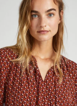 PLEATED BOHO DRESS -Winter Clothes Store PL953422 0AA 03 MO