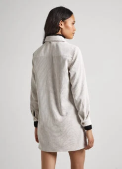 CORDUROY SHIRT DRESS -Winter Clothes Store PL953425 804 04 MO