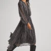 MIDI DRESS WITH ANIMAL PRINT -Winter Clothes Store PL953436 999 01 MO