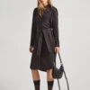 MIDI DRESS WITH BUTTON FASTENING -Winter Clothes Store PL953441 999 01 MO