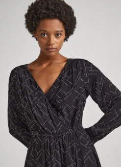 SHORT DRESS WITH STRASS DETAIL -Winter Clothes Store PL953442 999 03 MO