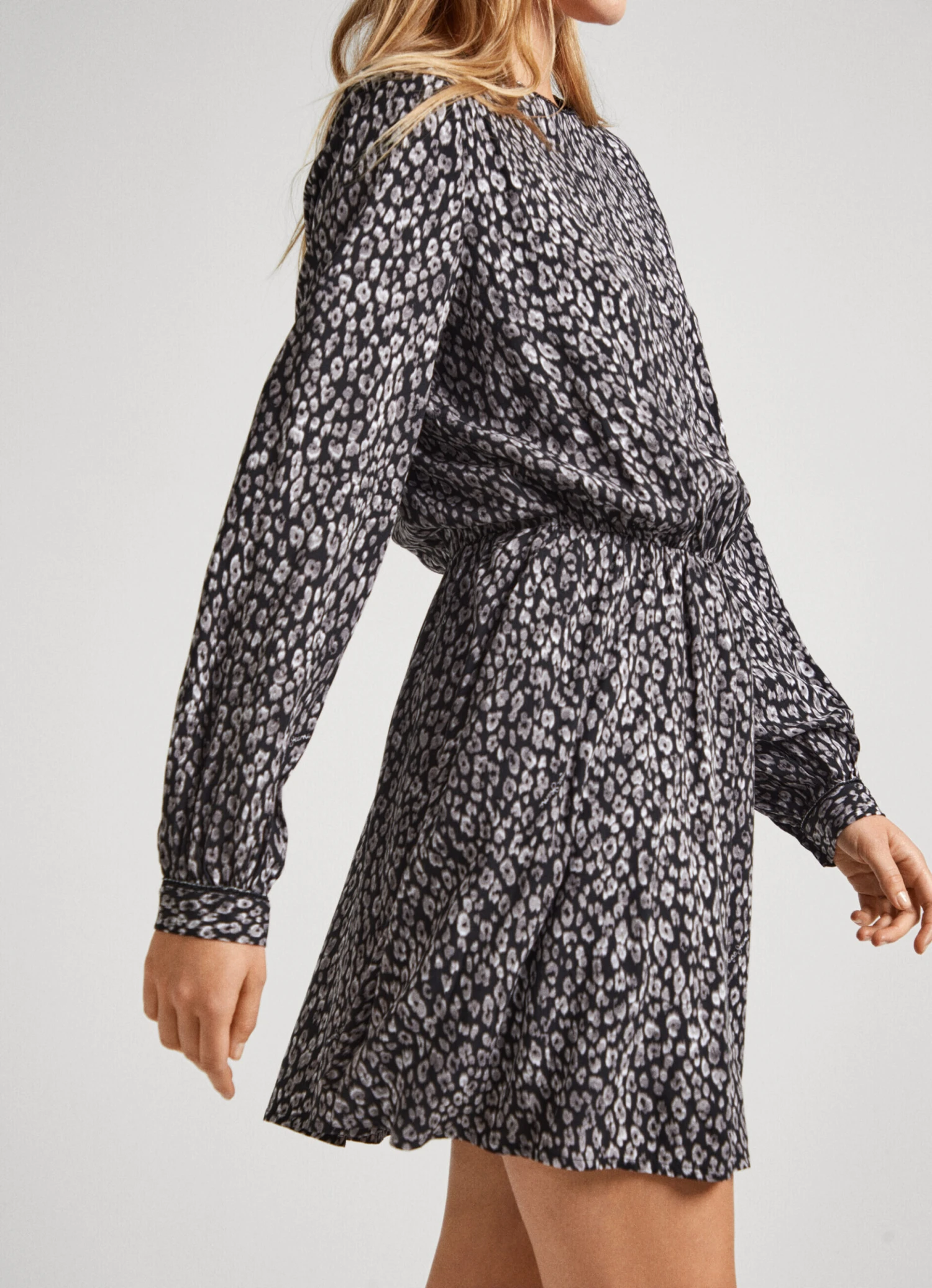 SHORT DRESS WITH ANIMAL PRINT 6 SHORT DRESS WITH ANIMAL PRINT - Image 4