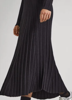 LONG RIBBED DRESS -Winter Clothes Store PL953448 999 03 MO