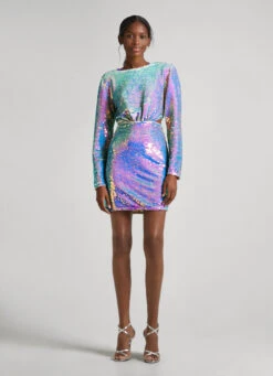 SHORT SEQUIN DRESS